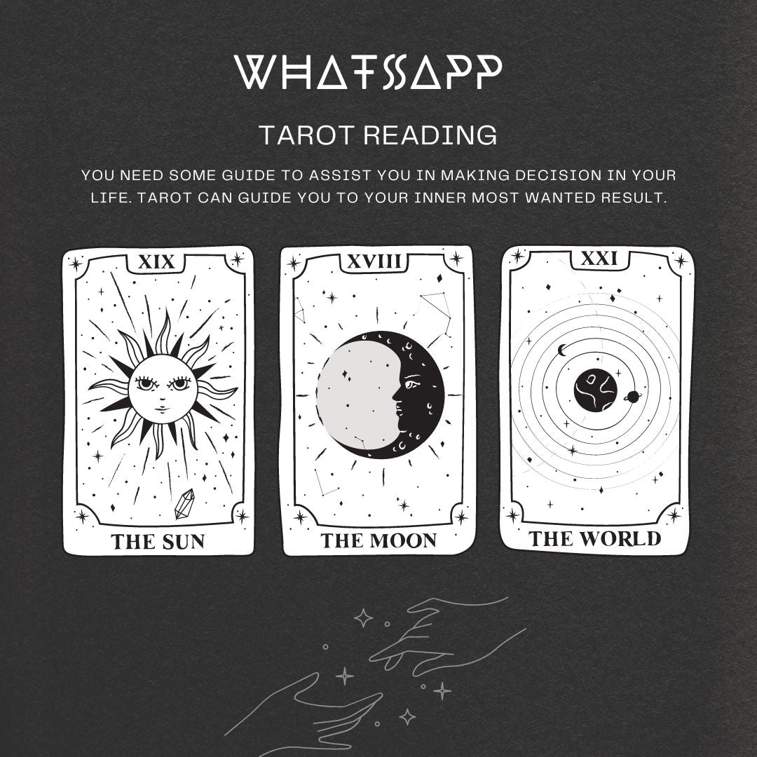 Tarot Reading (Whatsapp reply within 24 hours)